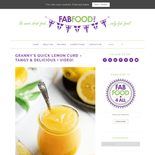 A complete backup of fabfood4all.co.uk