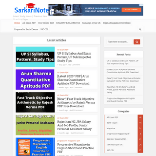 A complete backup of sarkarinotes.com