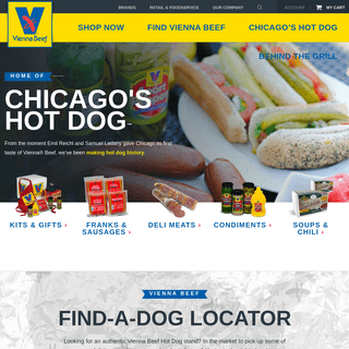 Chicago Style Hot Dogs - Vienna Beef