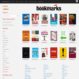 A complete backup of bookmarksbookshop.co.uk