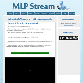 A complete backup of mlpstream.org