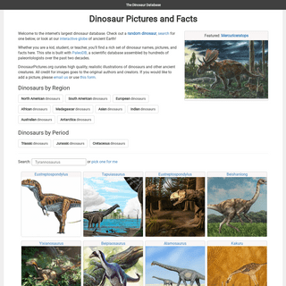 A complete backup of dinosaurpictures.org