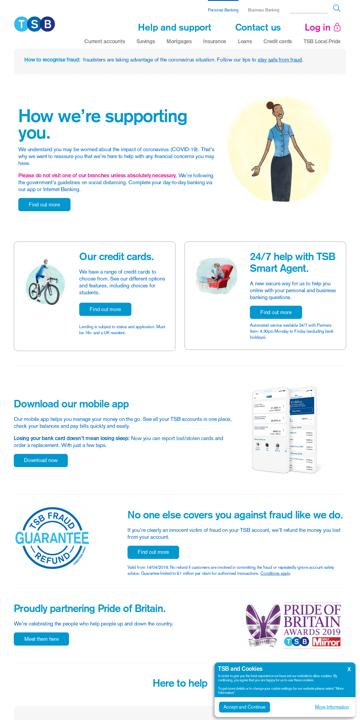 A complete backup of tsb.co.uk