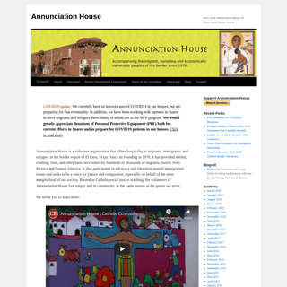 A complete backup of annunciationhouse.org