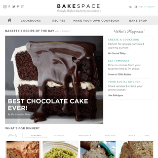 A complete backup of bakespace.com
