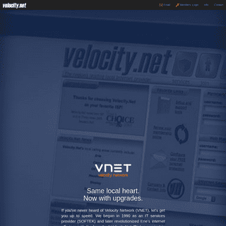 A complete backup of velocity.net