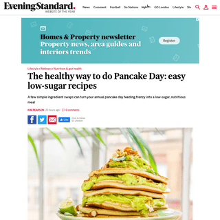 The healthy way to do Pancake Day- easy low-sugar recipes - London Evening Standard