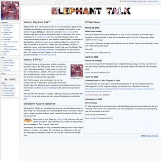 A complete backup of elephant-talk.com