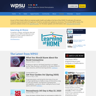 A complete backup of wpsu.org