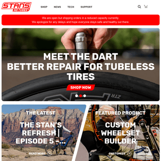 First Name in Tubeless - Stan's NoTubes