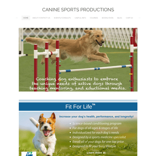 A complete backup of caninesports.com