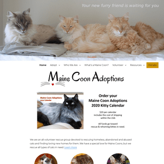 A complete backup of mainecoonadoptions.com
