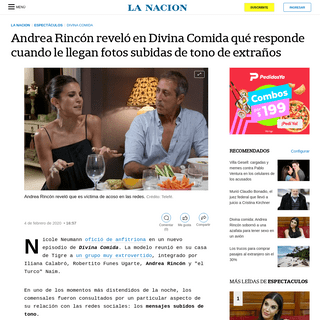 A complete backup of www.lanacion.com.ar/espectaculos/andrea-rincon-revelo-divina-comida-que-responde-nid2330534