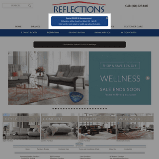 A complete backup of reflectionsfurniture.com