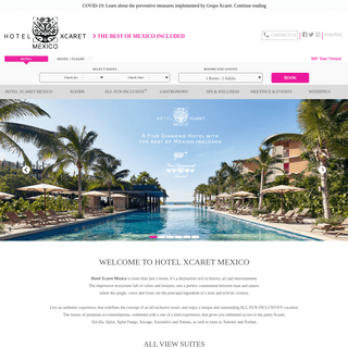A complete backup of hotelxcaret.com