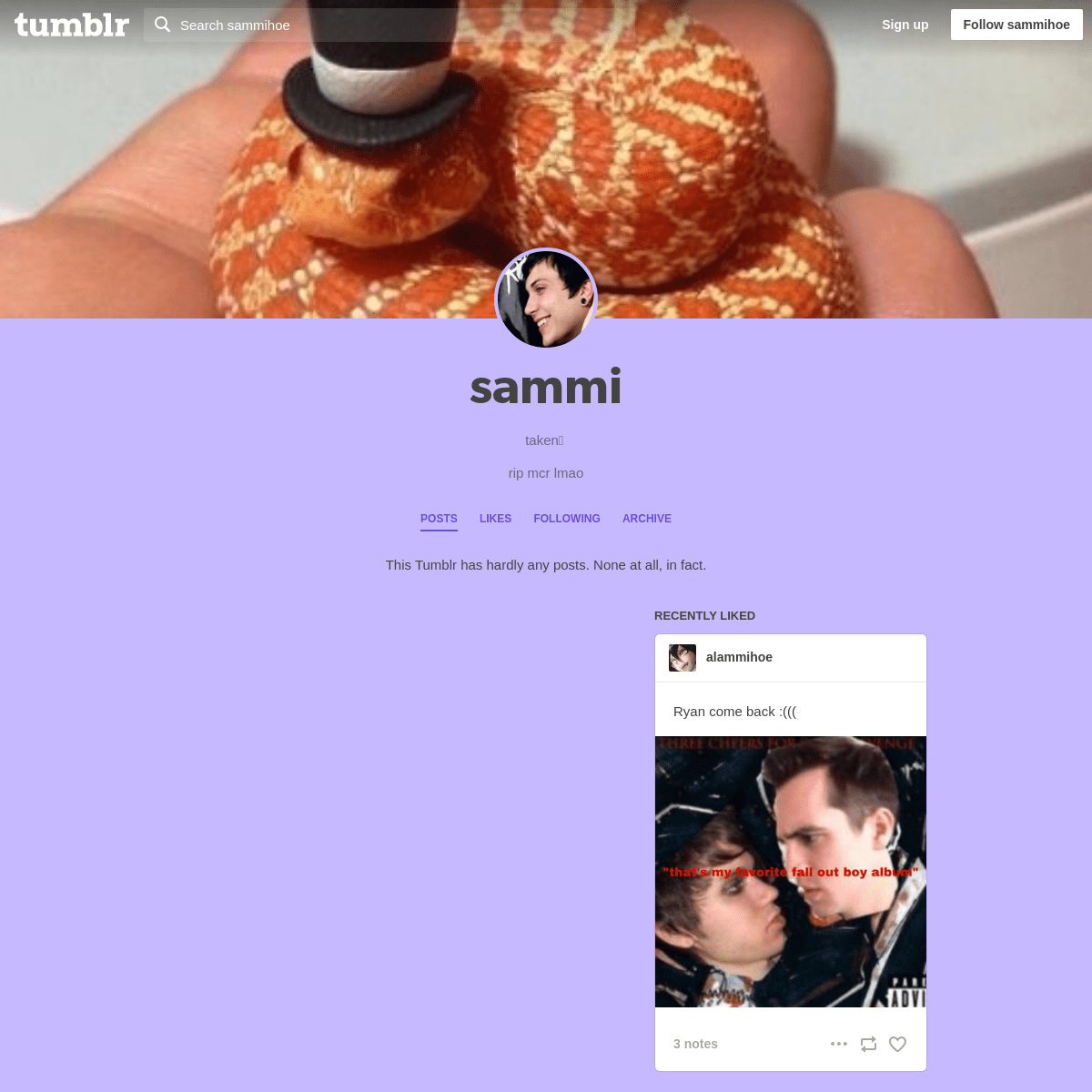 A complete backup of sammihoe.tumblr.com