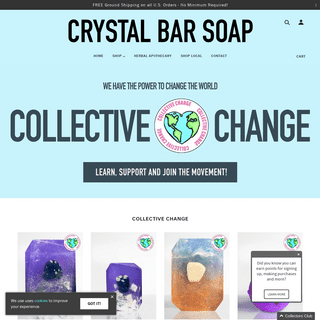 A complete backup of crystalbarsoap.com