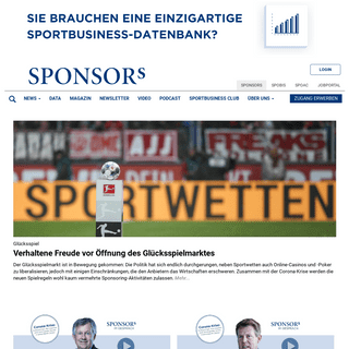 A complete backup of sponsors.de