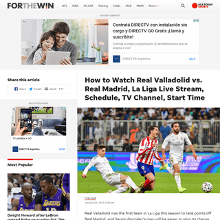A complete backup of ftw.usatoday.com/2020/01/how-to-watch-real-valladolid-vs-real-madrid-la-liga-live-stream-schedule-tv-channe