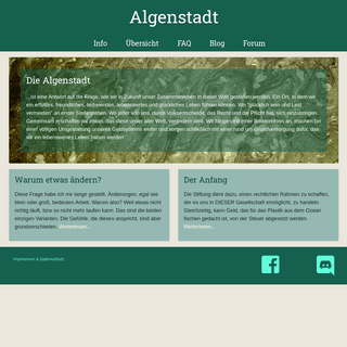 A complete backup of algenstadt.de