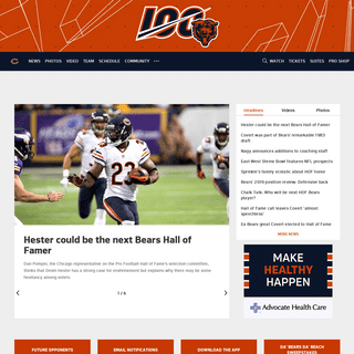 A complete backup of chicagobears.com