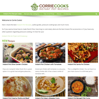 Corrie Cooks - Instant Pot Recipes