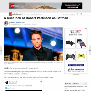 A complete backup of www.cnn.com/2020/02/13/entertainment/robert-pattinson-the-batman/index.html