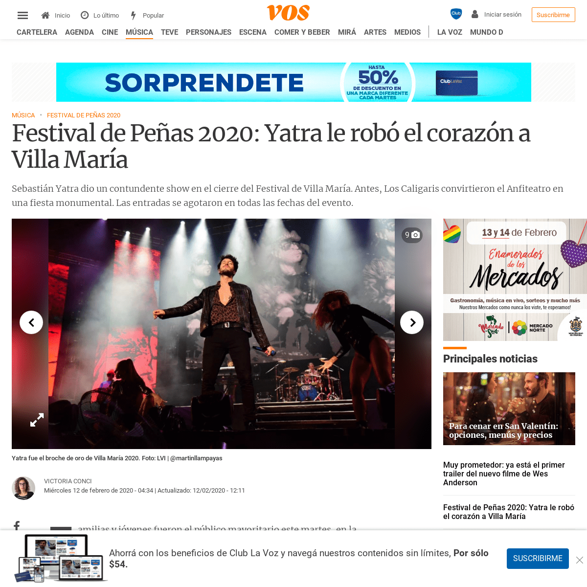 A complete backup of vos.lavoz.com.ar/musica/festival-de-penas-2020-yatra-le-robo-el-corazon-a-villa-maria
