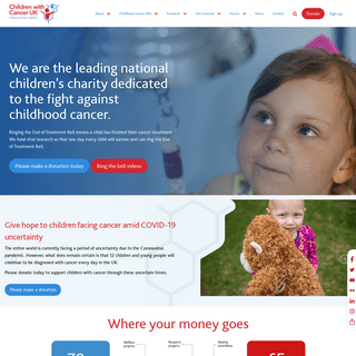 A complete backup of childrenwithcancer.org.uk