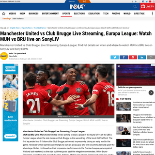 A complete backup of www.indiatvnews.com/sports/football-manchester-united-vs-club-brugge-live-streaming-football-europa-league-