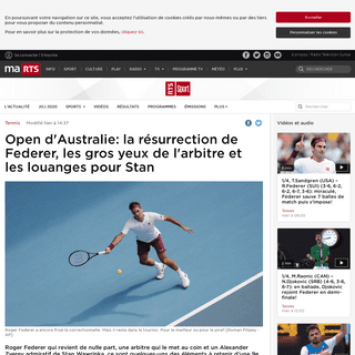 A complete backup of www.rts.ch/sport/tennis/11049743-open-daustralie-la-resurrection-de-federer-les-gros-yeux-de-larbitre-et-le