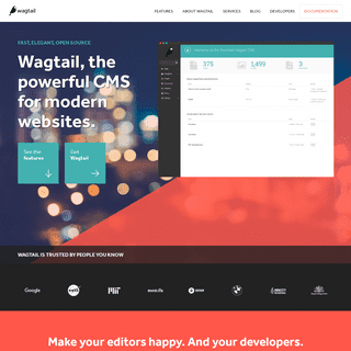 A complete backup of wagtail.io