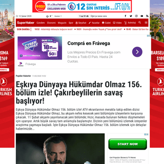 A complete backup of www.superhaber.tv/eskiya-dunyaya-hukumdar-olmaz-156-bolum-izle-eskiya-dunyaya-hukumdar-olmaz-son-bolum-izle