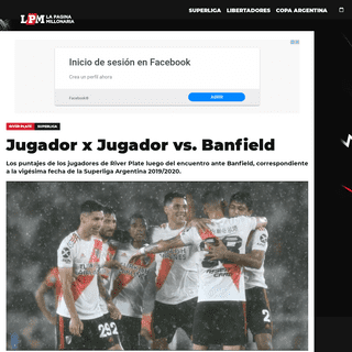 A complete backup of lapaginamillonaria.com/riverplate/Jugador-x-Jugador-River-Plate-vs-Banfield-Superliga-Argentina-2019-2020-2