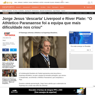 A complete backup of desporto.sapo.pt/futebol/brasil-futebol/artigos/jorge-jesus-descarta-liverpool-e-river-plate-o-athletico-pa