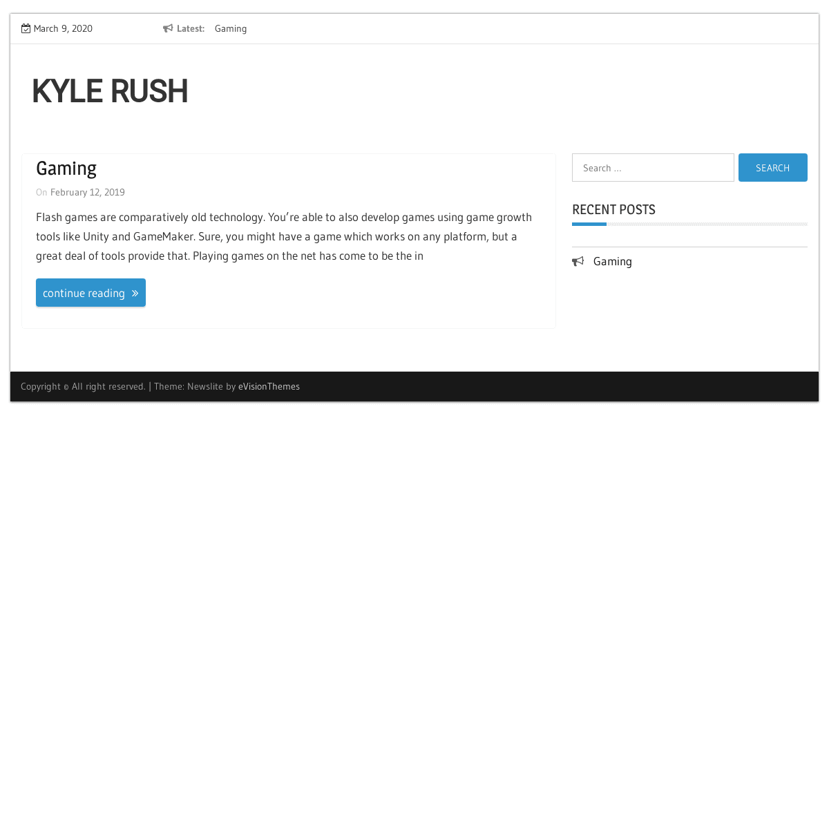 A complete backup of kylerush.net