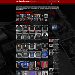 TShirtSlayer TShirt and BattleJacket Gallery - The world's largest collection of heavy metal tshirts and battlejackets.