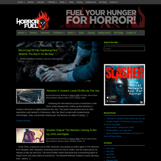 Horror Fuel - Fuel Your Hunger For Horror!