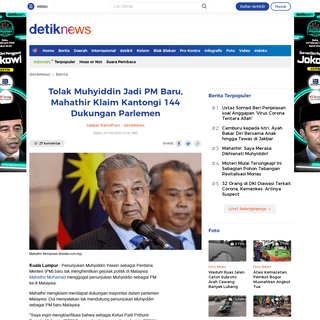 A complete backup of news.detik.com/berita/d-4920275/tolak-muhyiddin-jadi-pm-baru-mahathir-klaim-kantongi-144-dukungan-parlemen