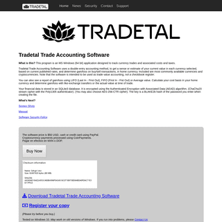 A complete backup of tradetal.com