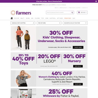 Farmers - Your Store for Fashion, Beauty, Toys & Homewares