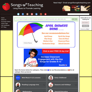 Songs for Teaching