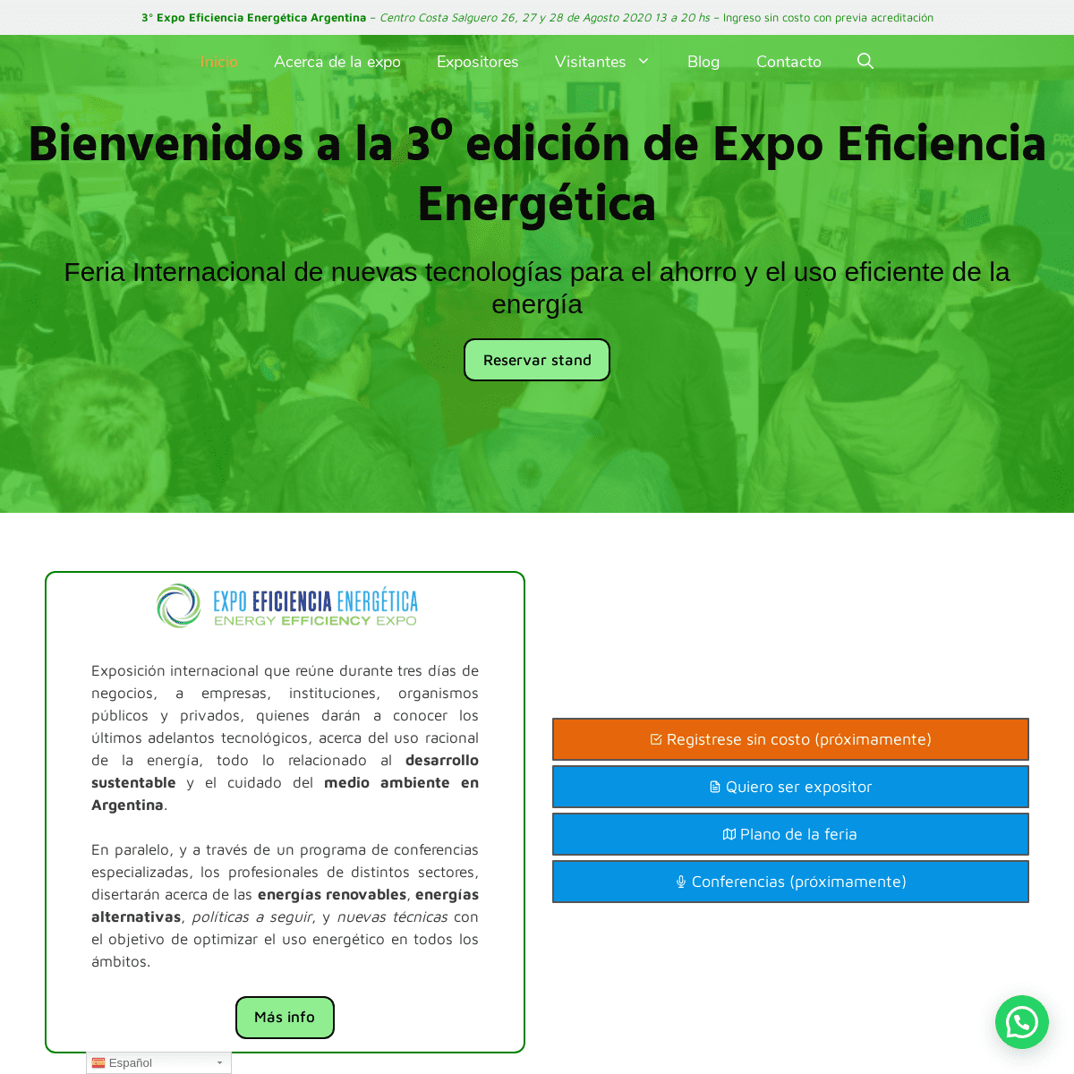 A complete backup of expoeficiencia-energetica.com