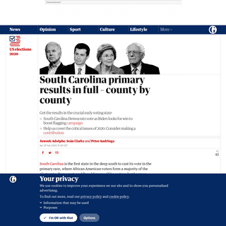 A complete backup of www.theguardian.com/us-news/ng-interactive/2020/feb/29/south-carolina-results-live-primary-vote-tracker-win