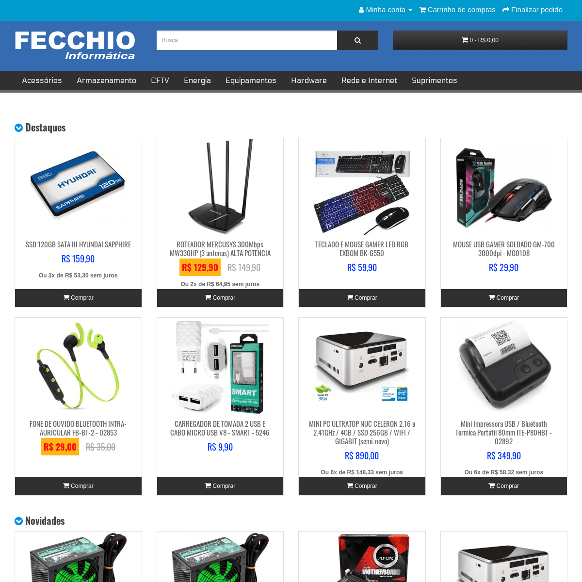 A complete backup of fecchio.com.br