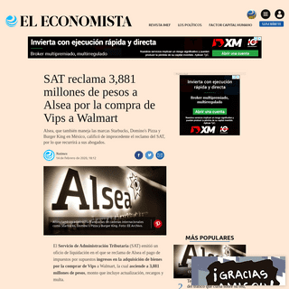 A complete backup of www.eleconomista.com.mx/empresas/SAT-reclama-3881-millones-de-pesos-a-Alsea-por-la-compra-de-Vips-a-Walmart