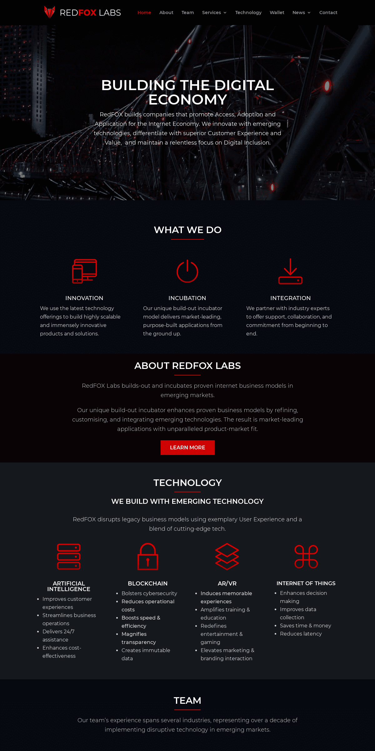 A complete backup of redfoxlabs.io
