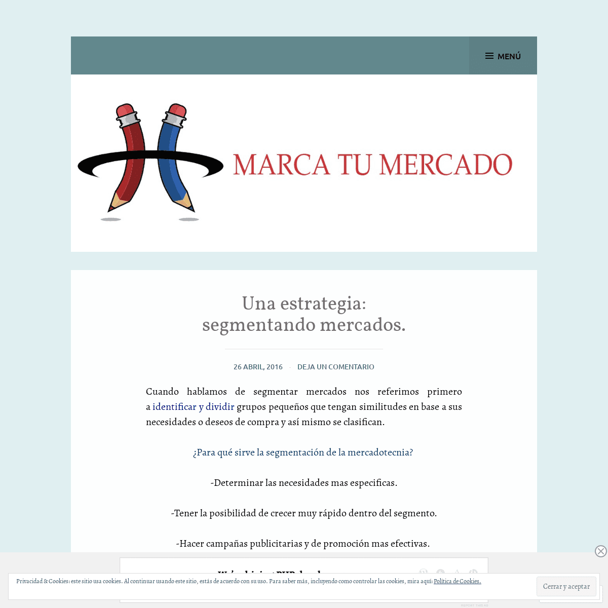 A complete backup of marcatumercado.wordpress.com