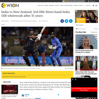 A complete backup of www.wionews.com/sports/india-vs-new-zealand-3rd-odi-kiwis-hand-india-odi-whitewash-after-31-years-280049