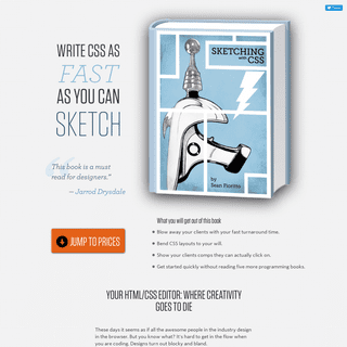 Sketching with CSS